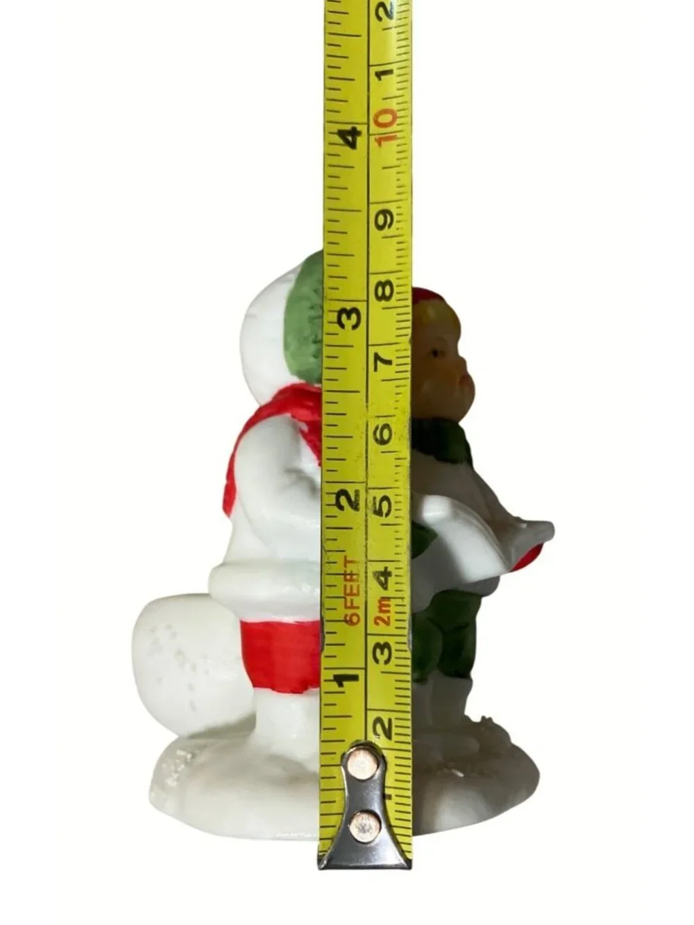 Vintage Ceramic Christmas Carolers Figurine Candle Holder Holiday Decor